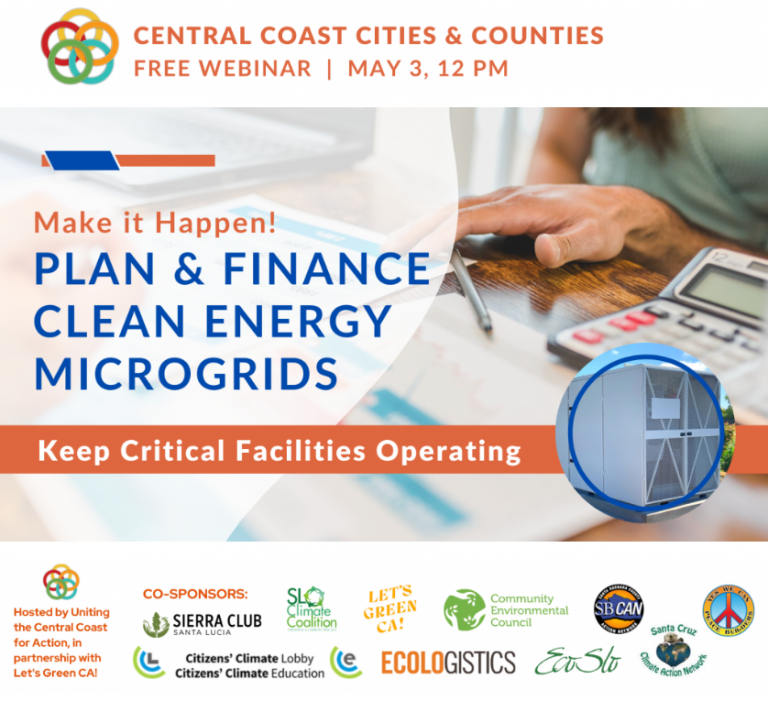 View the Recording: Make it Happen! Plan and Finance Clean Energy Microgrids to Keep Critical Facilities Operating!
