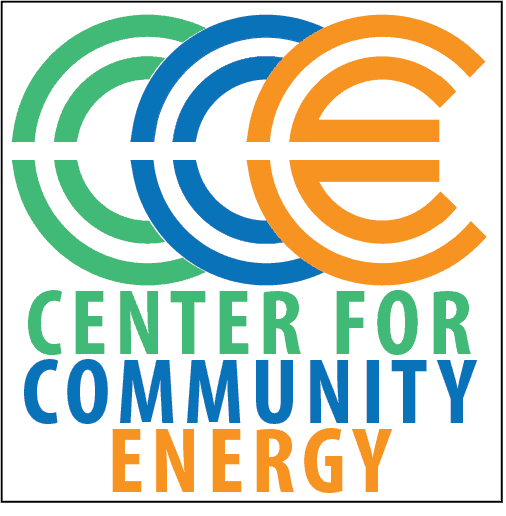 Logo of the Center for Community Energy supporting climate initiatives.